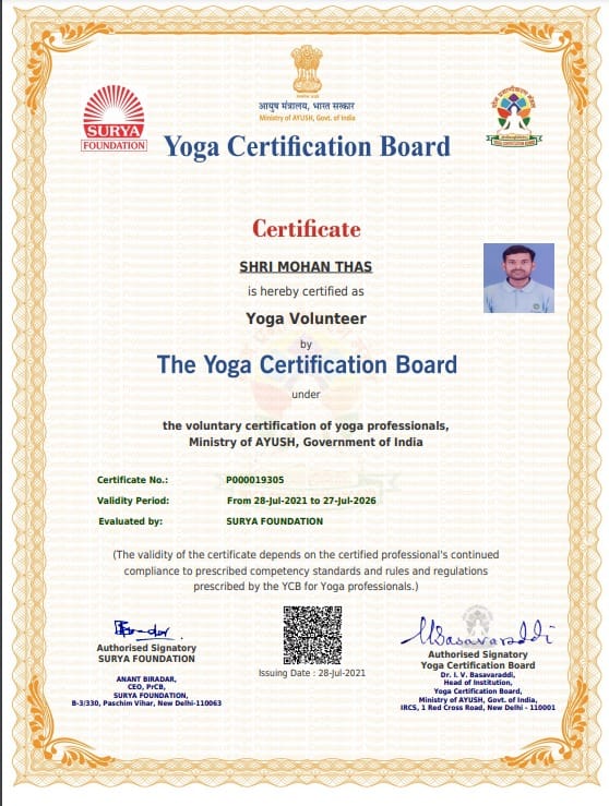 Yoga Certification